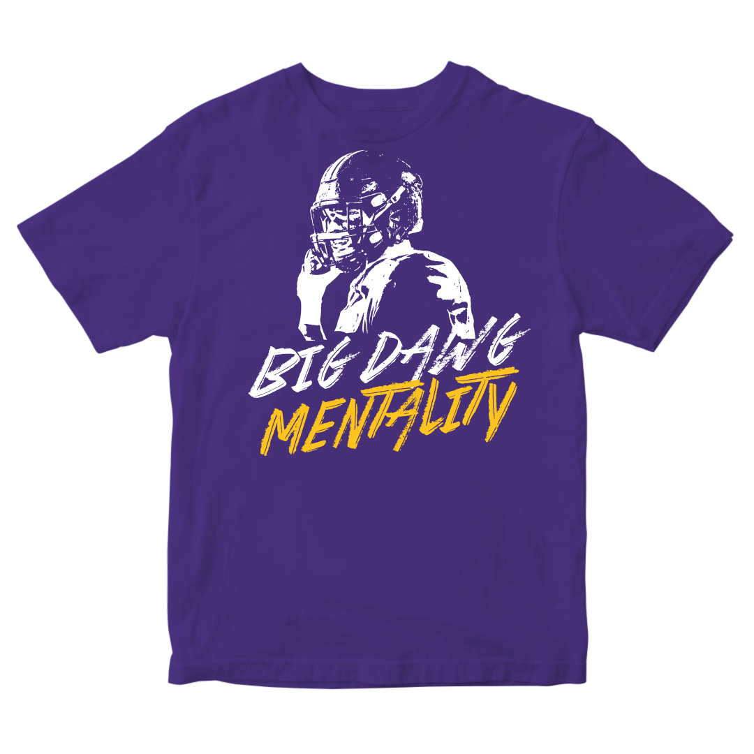 Big Dawg Mentality Kid Purple Shirt
