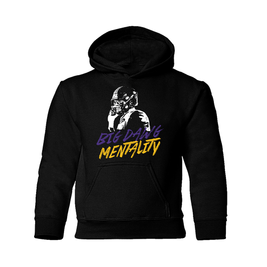 Big Dawg Mentality Kid Purple Hoodie