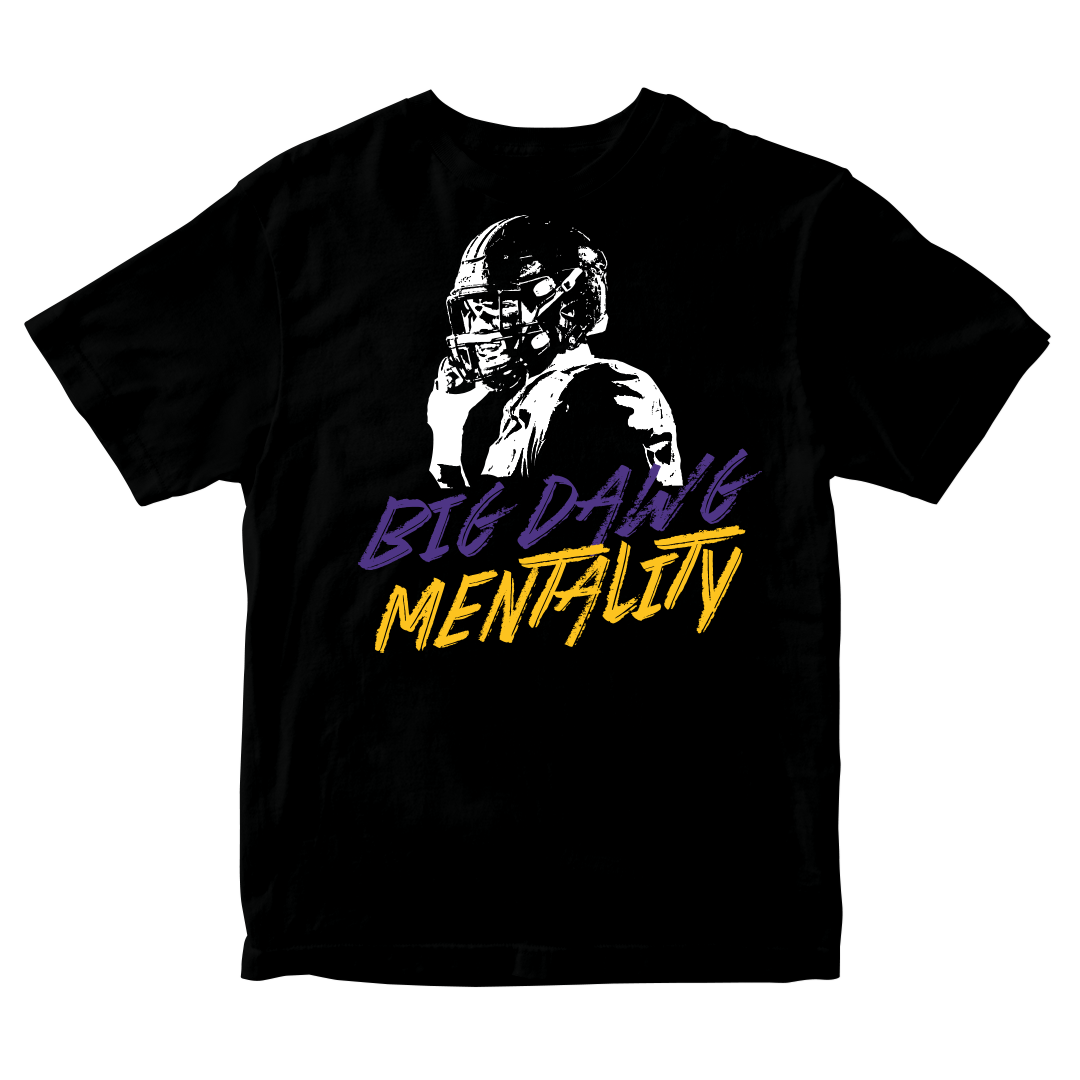 Big Dawg Mentality Kid Purple Shirt