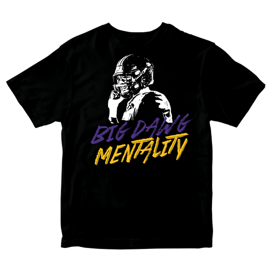 Big Dawg Mentality Kid Purple Shirt