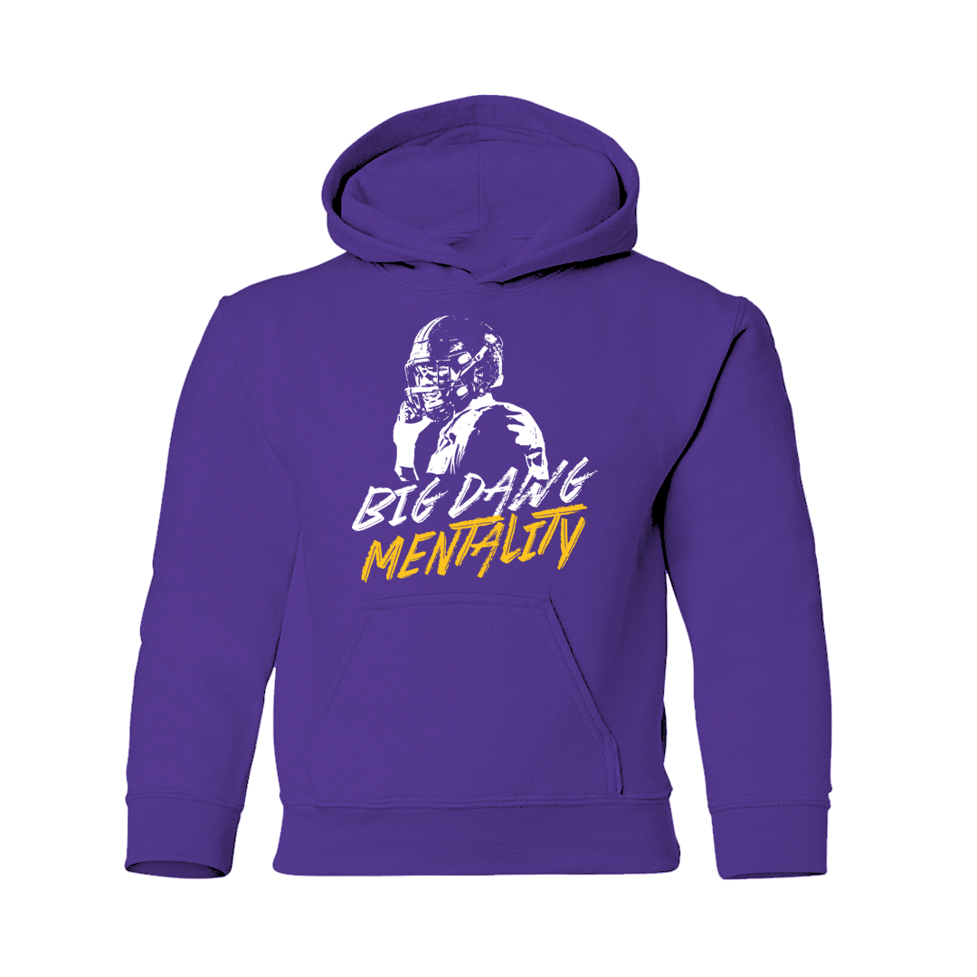 Big Dawg Mentality Kid Purple Hoodie