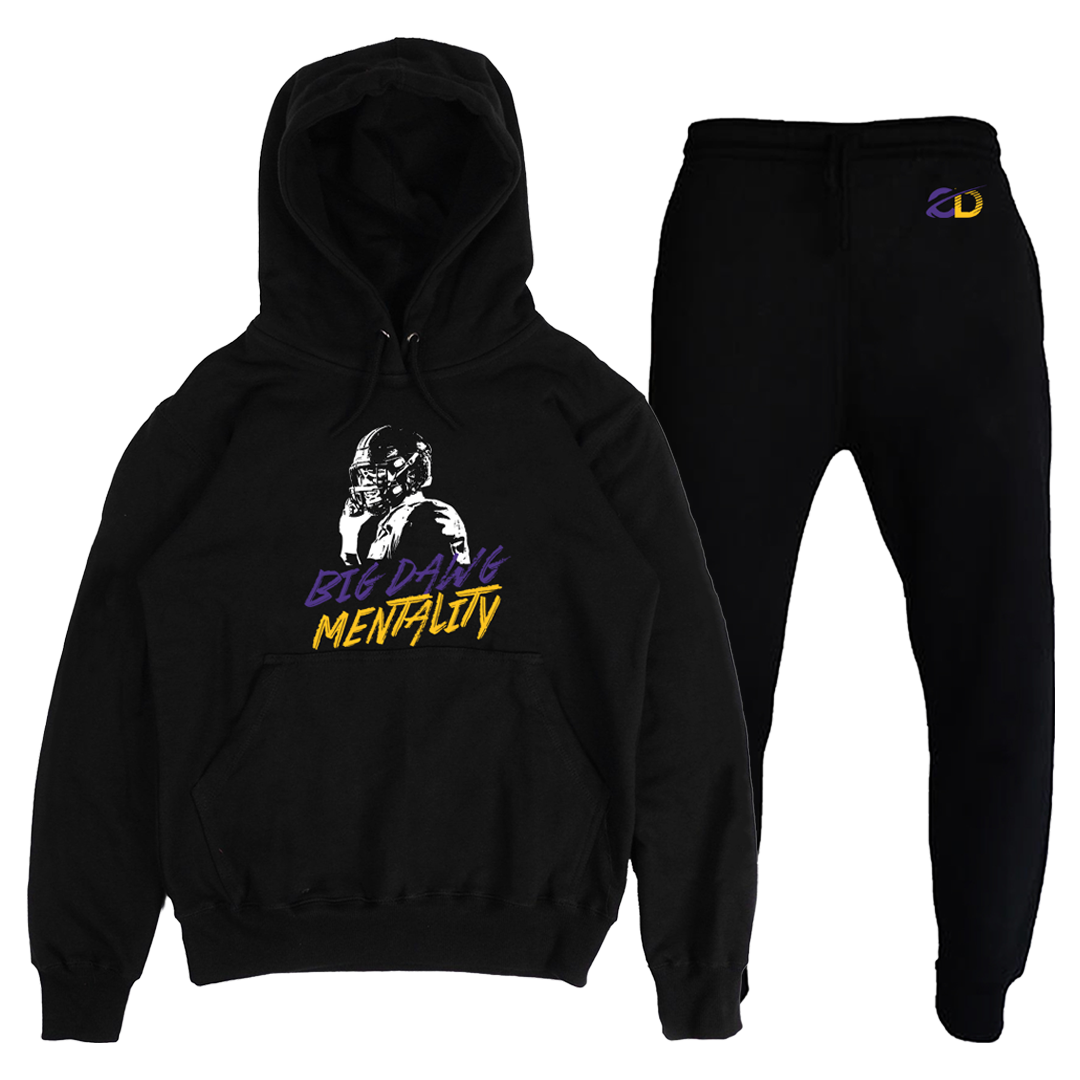 Big Dawg Mentality Purple Sweatsuit
