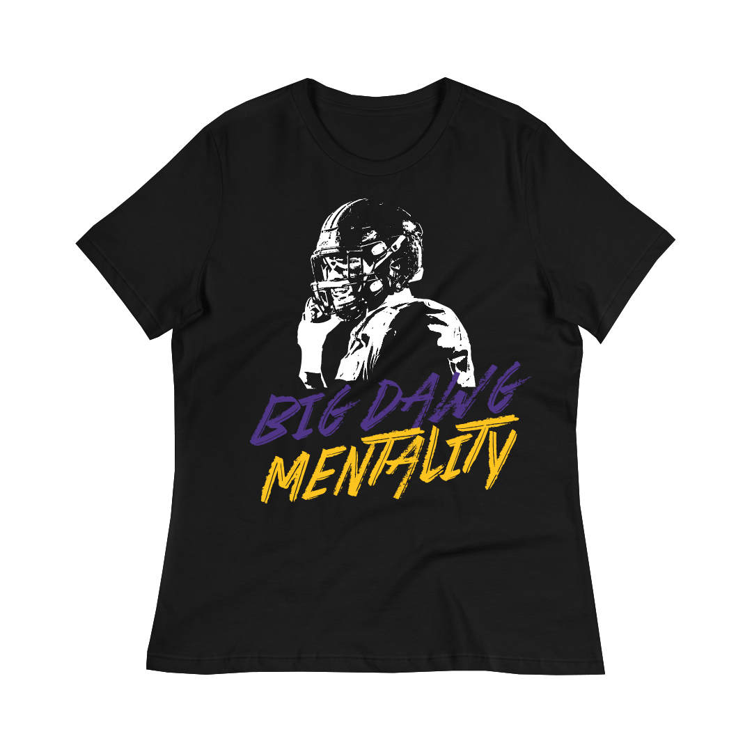 Big Dawg Mentality Women Purple Shirt