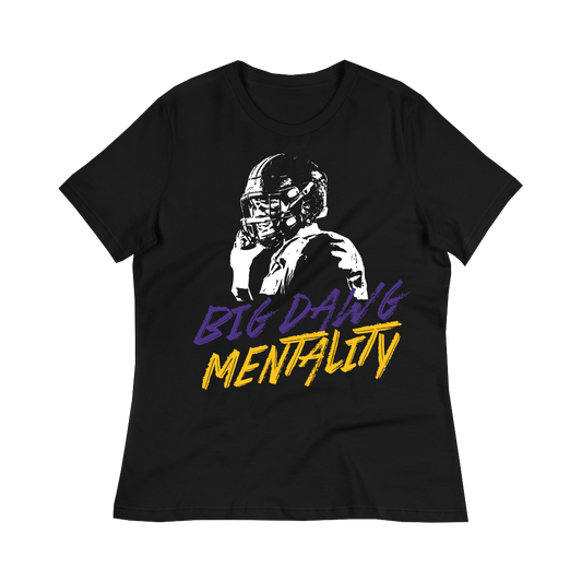 Big Dawg Mentality Women Purple Shirt