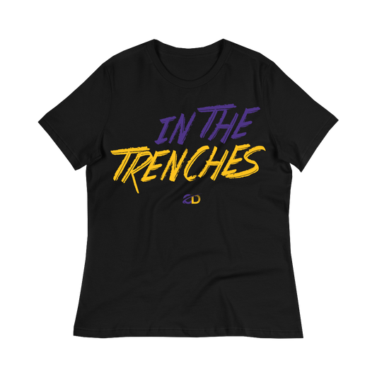 In the Trenches Purple Women Shirt