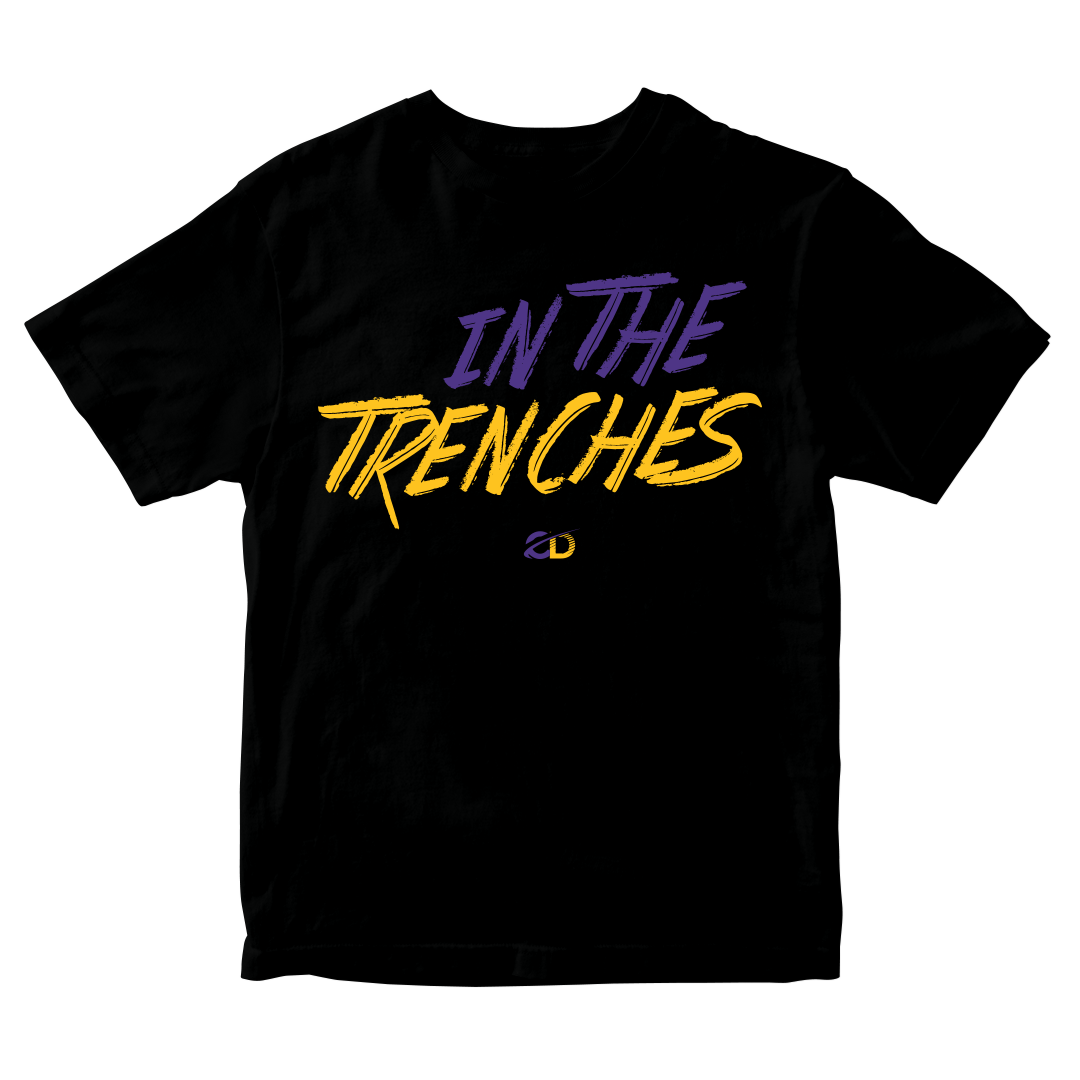 In the Trenches Purple Kid Shirt