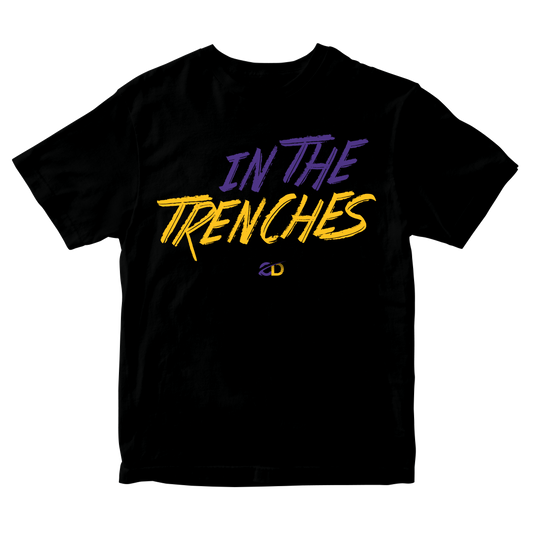 In the Trenches Purple Kid Shirt