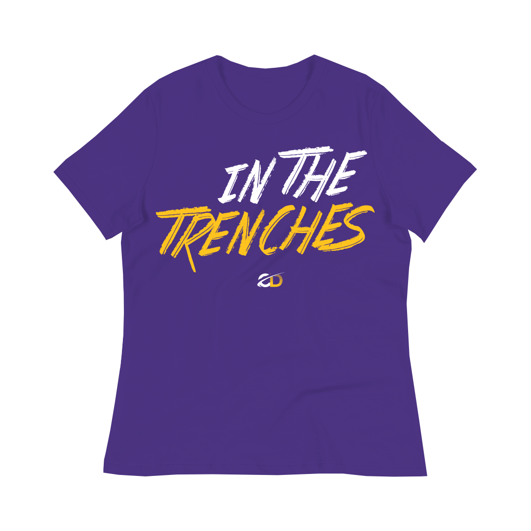 In the Trenches Purple Women Shirt