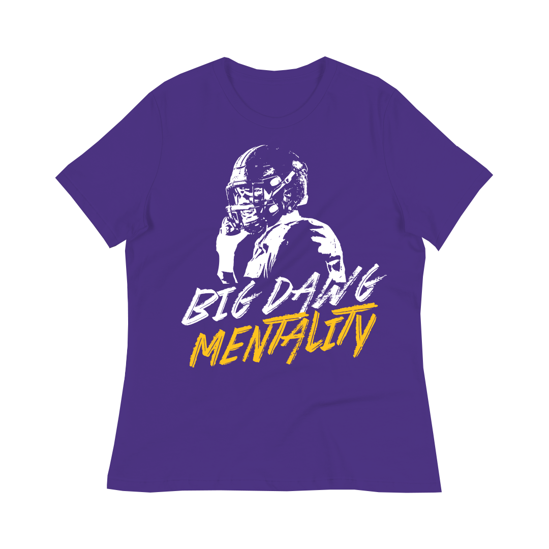 Big Dawg Mentality Women Purple Shirt