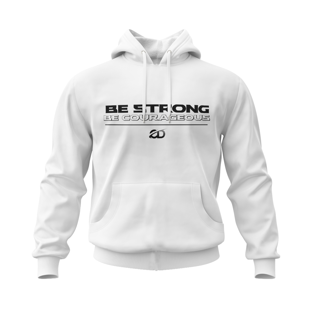 Be Strong, Be Courageous Purple Hoodie