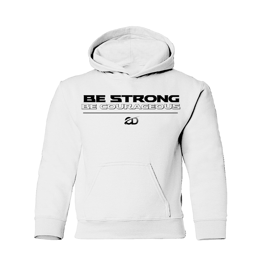Be Strong, Be Courageous Purple Kid Hoodie
