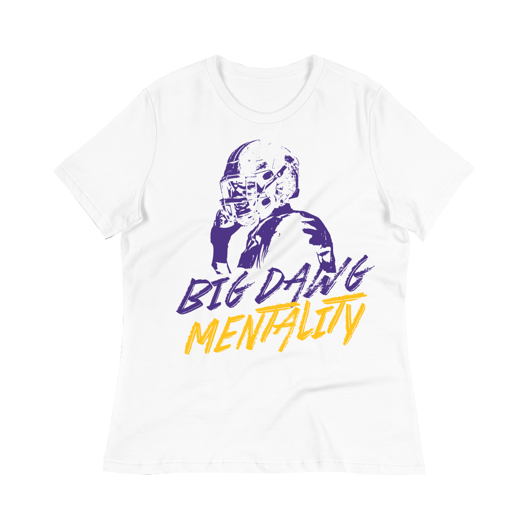Big Dawg Mentality Women Purple Shirt