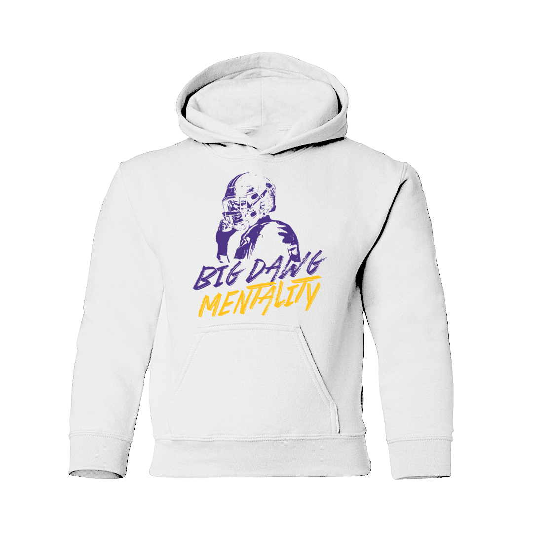 Big Dawg Mentality Kid Purple Hoodie