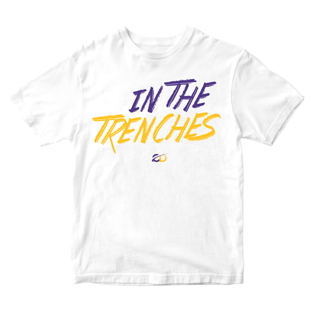 In the Trenches Purple Kid Shirt