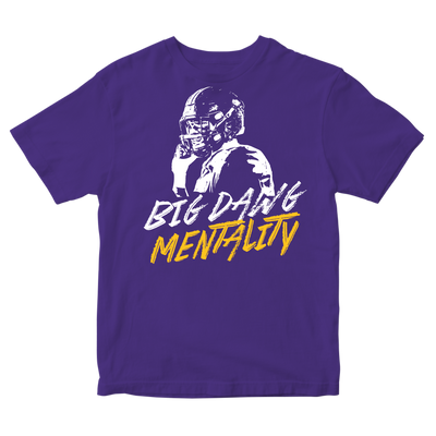 Big Dawg Mentality Kid Purple Shirt