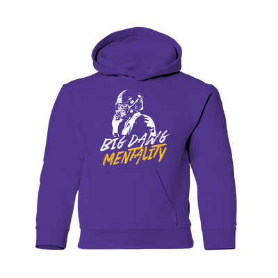 Big Dawg Mentality Kid Purple Hoodie