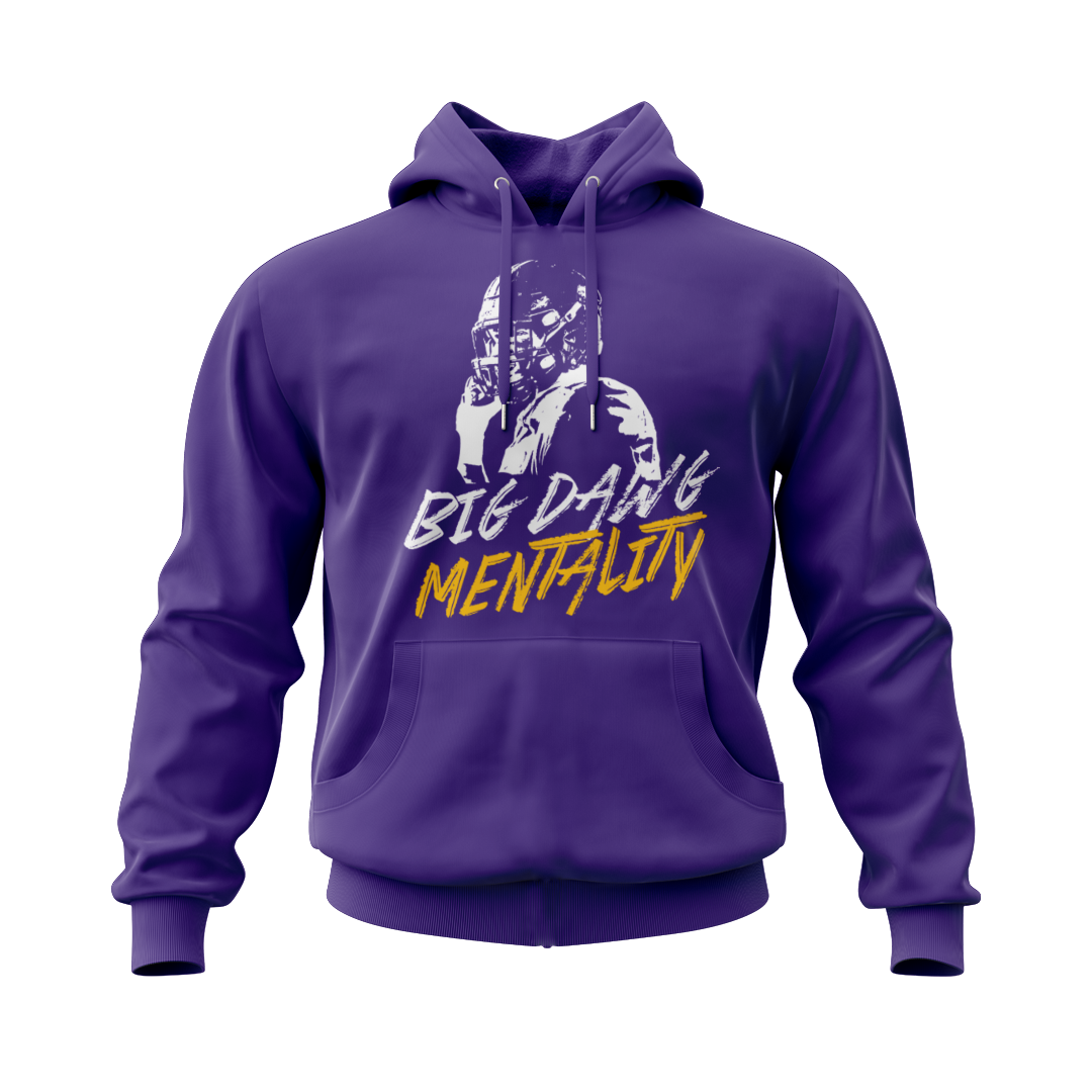 Big Dawg Mentality Purple Hoodie – Christian Darrisaw Official