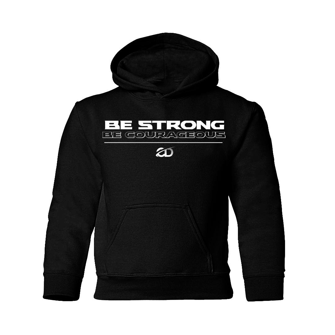 Be Strong, Be Courageous Purple Kid Hoodie