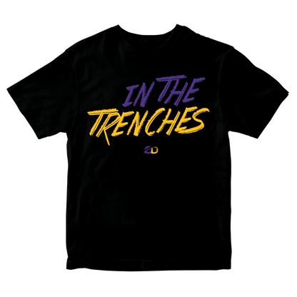 In the Trenches Purple Kid Shirt