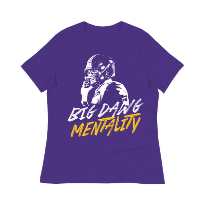 Big Dawg Mentality Women Purple Shirt