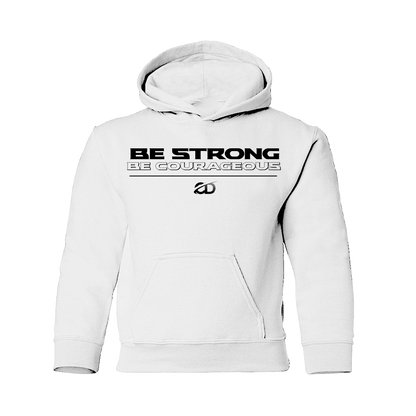 Be Strong, Be Courageous Purple Kid Hoodie