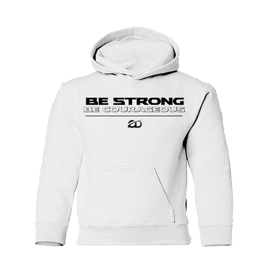 Be Strong, Be Courageous Purple Kid Hoodie